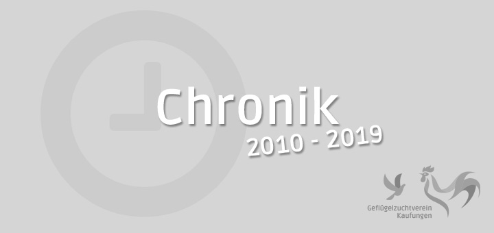Chronik 2010 - 2019
